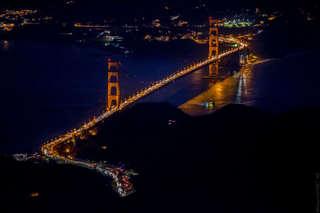 Illustration for article titled San Francisco desde el cielo parece un gigantesco escenario de Tron
